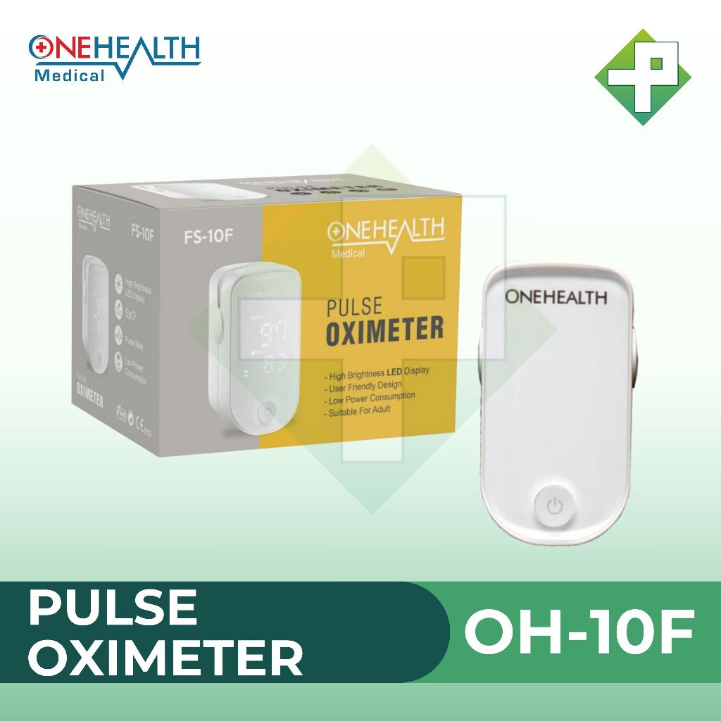 One Health Pulse Oximeter Digital OH-10F / Saturasi Oksigen SpO2 / Oxymeter Jepit Jari