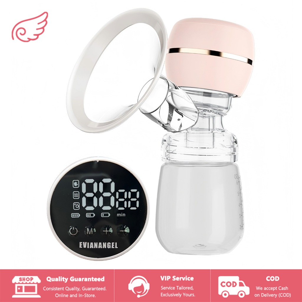 EVIANANGEL Pompa ASI Electric Tanpa Kabel Otomatis Portabel Alat Pumping ASI Bayi Pumping ASI Portab