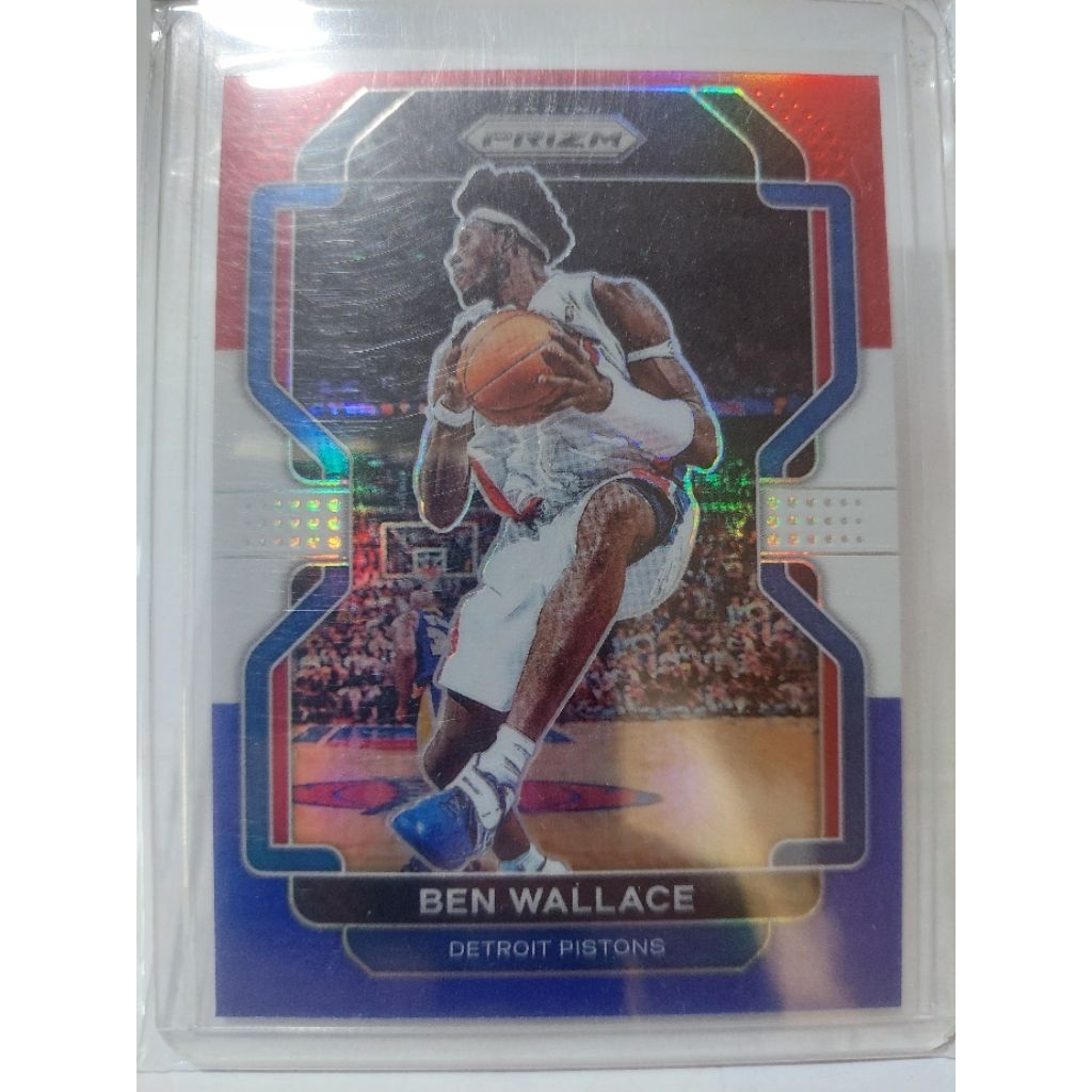 Ben Wallace 2021-22 NBA Panini Red White Blue Prizm Basketball Card #249