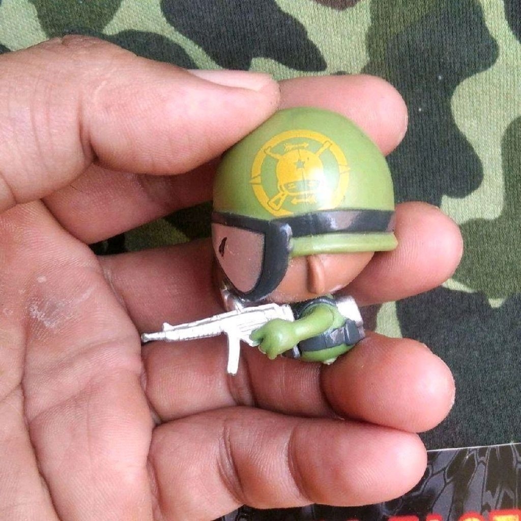 figure tentara army man figure tentara jadul tanpa base plate tentara merayap mp5 little soldier mai