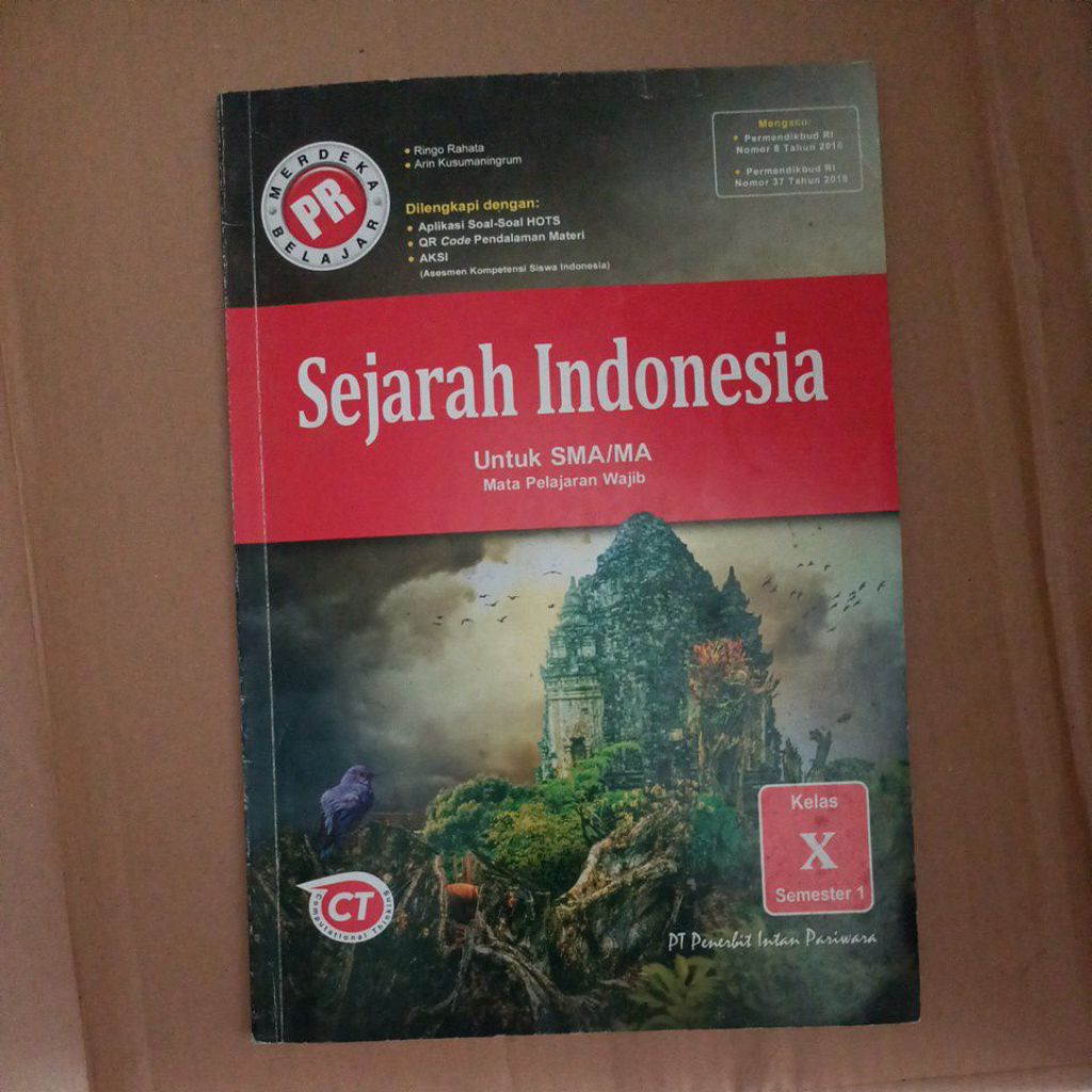 PR Sejarah Indonesia untuk SMA/MA kelas X semester 1