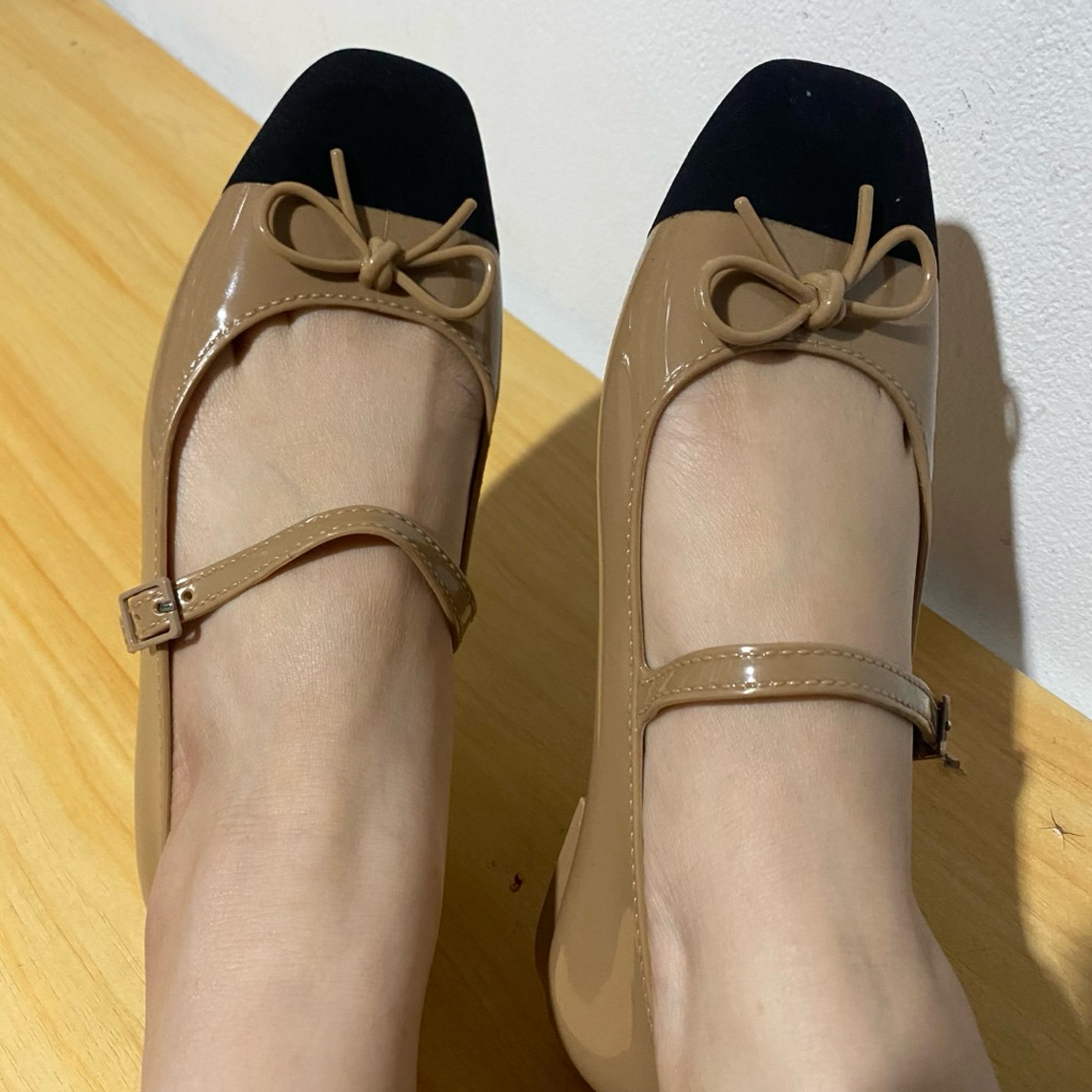 READYSTOCK SANDAL PANSUS WANITA MODEL TERBARU PORTO LADY MRJ-1 VELVET SIZE 36-41 / SEPATU BALET PANS