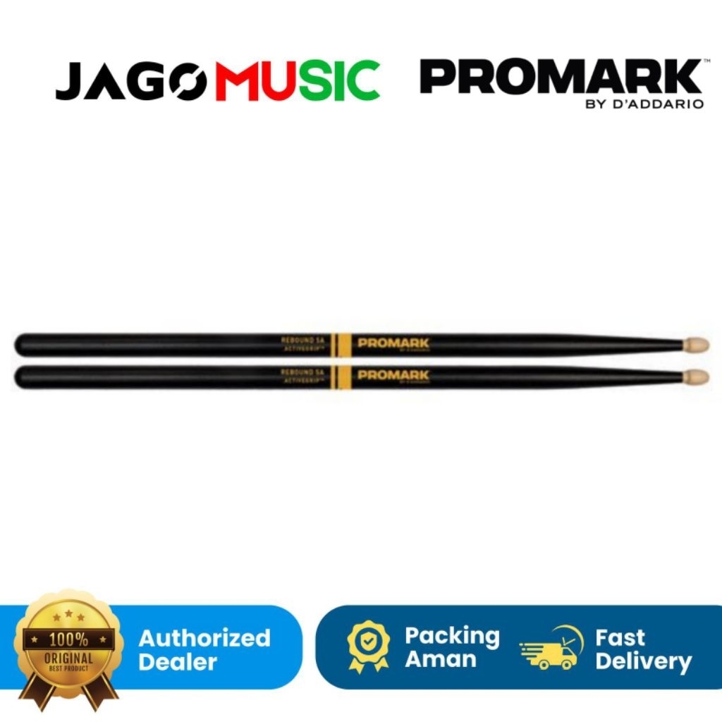 Stick Drum Promark R5AAG Rebound 5A ActiveGrip Hickory Drumstick