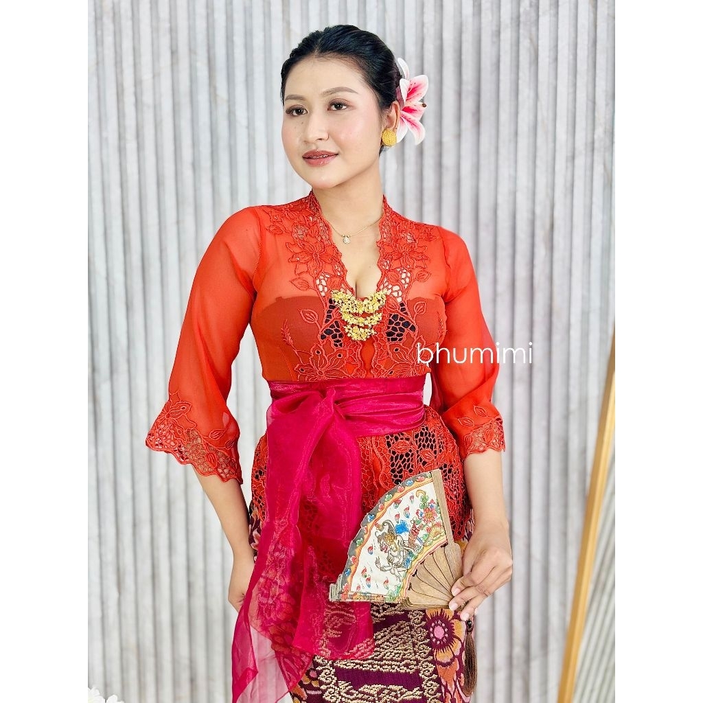 Kebaya Jadi sifon/kebaya sifon bordir