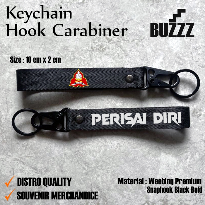 KUNCI PERISAI DIRI - KARABINER SILAT PERISAI DIRI - GANTUNGAN KUNCI PERISAI DIRI- PENGAIT CANTOLAN S