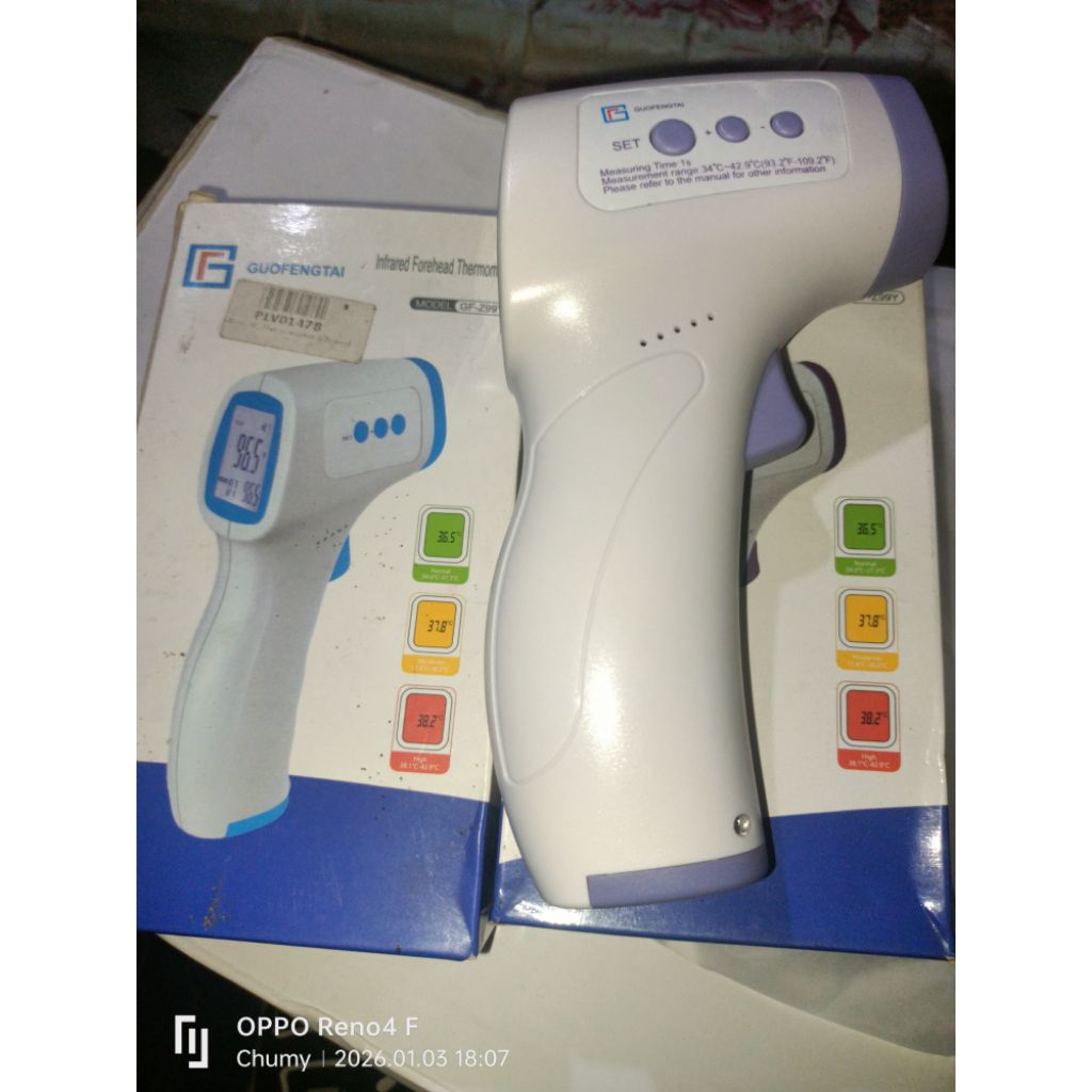 Guofengtai Infrared Forehead Termometer model GF -Z99Y