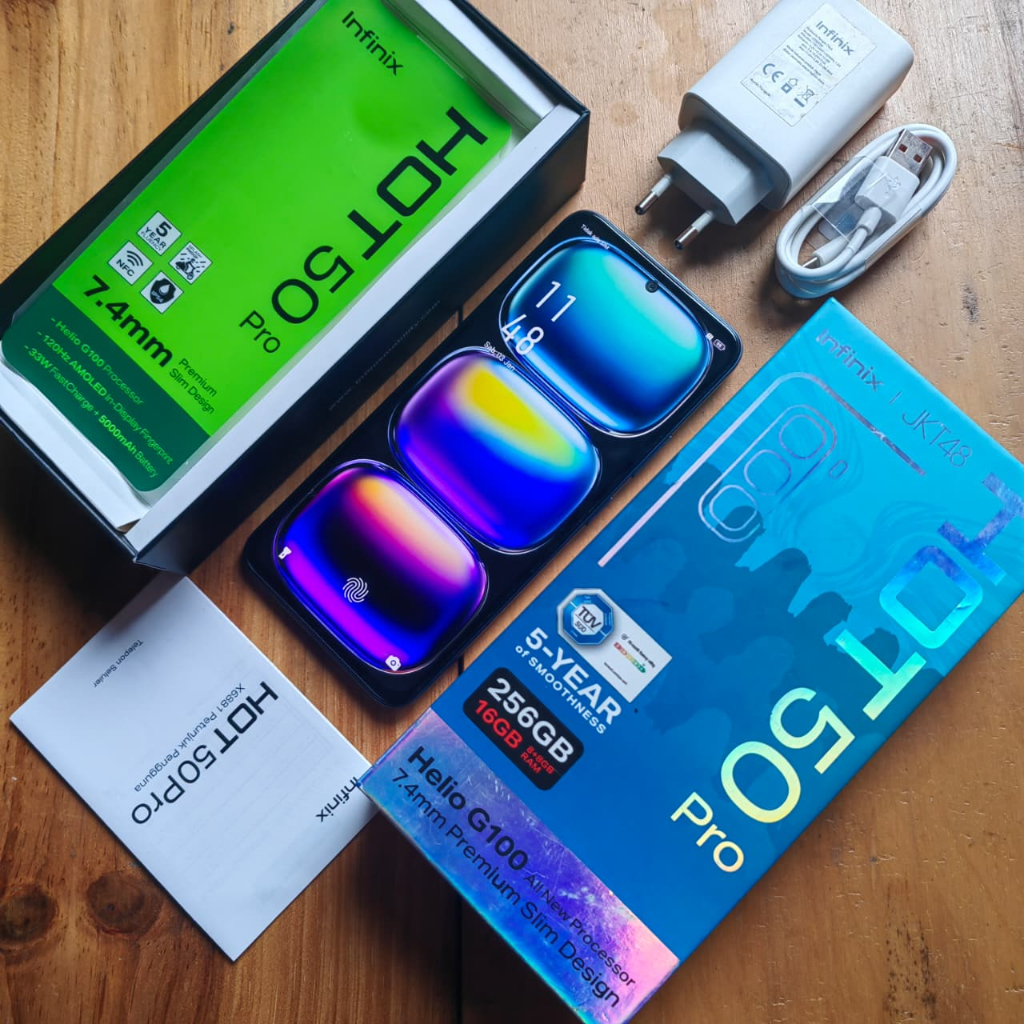 INFINIX HOT 50 PRO 8/256GB HANDPHONE SECOND HP SEKEN HP BEKAS HP MURAH