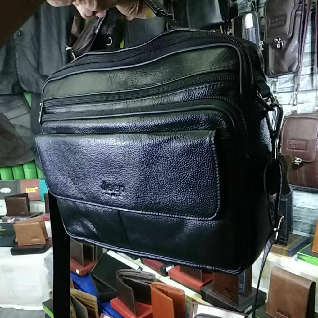 TAS BESAR SELEMPANG/TAS KANTOR FULL KULIT