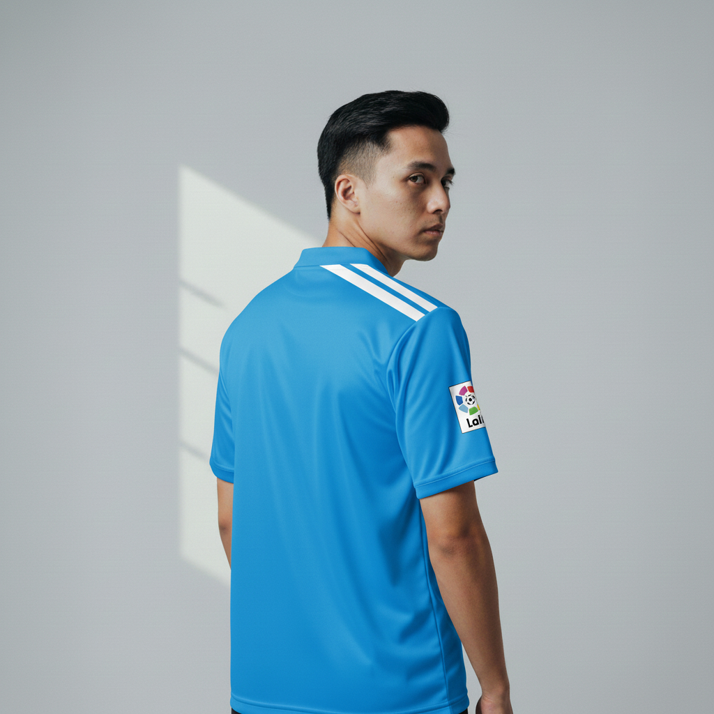 ATHLETIC SPORTWEAR - Jersey Vintage Bola Fantasy Real Madrid Away 2013-14 Fullprinting Casual - Atas