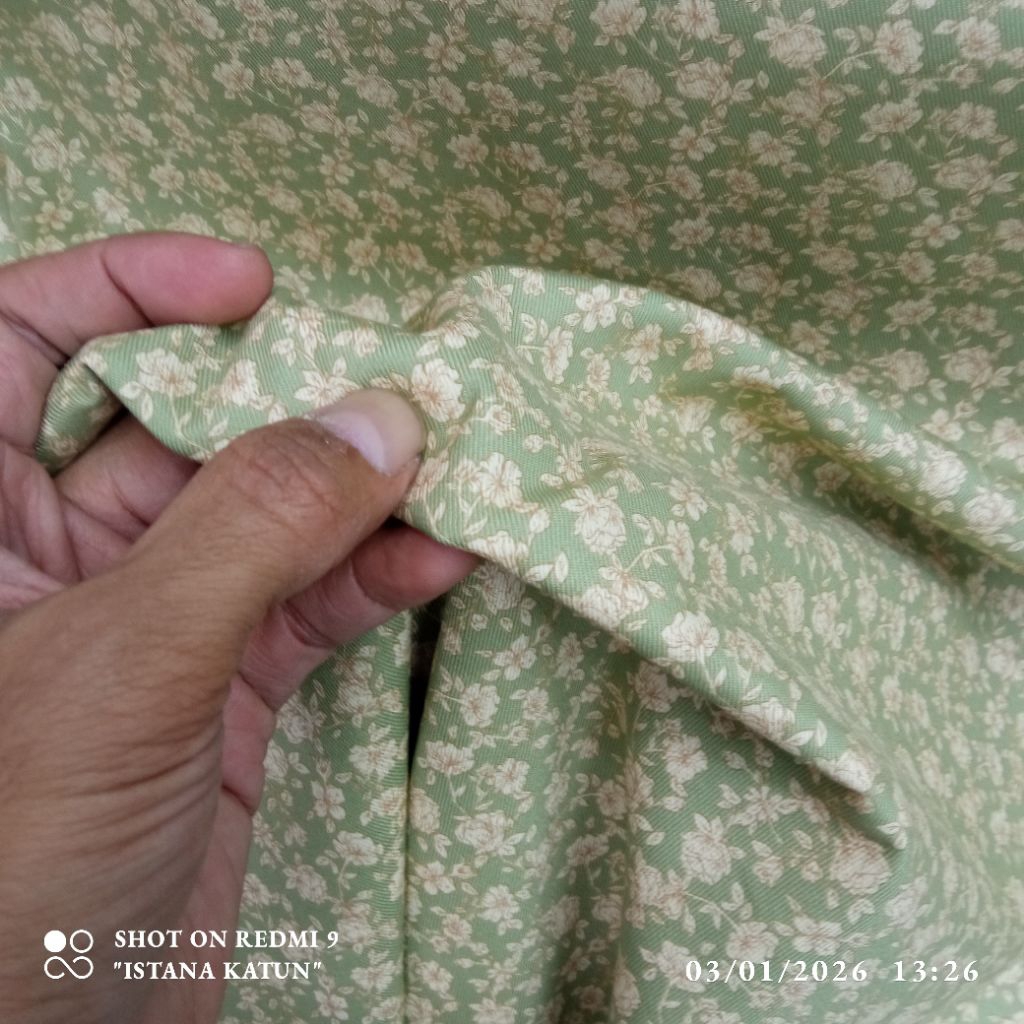 KAIN COTTON TWILL PREMIUM LUX, S HJU FLOWER LITLE