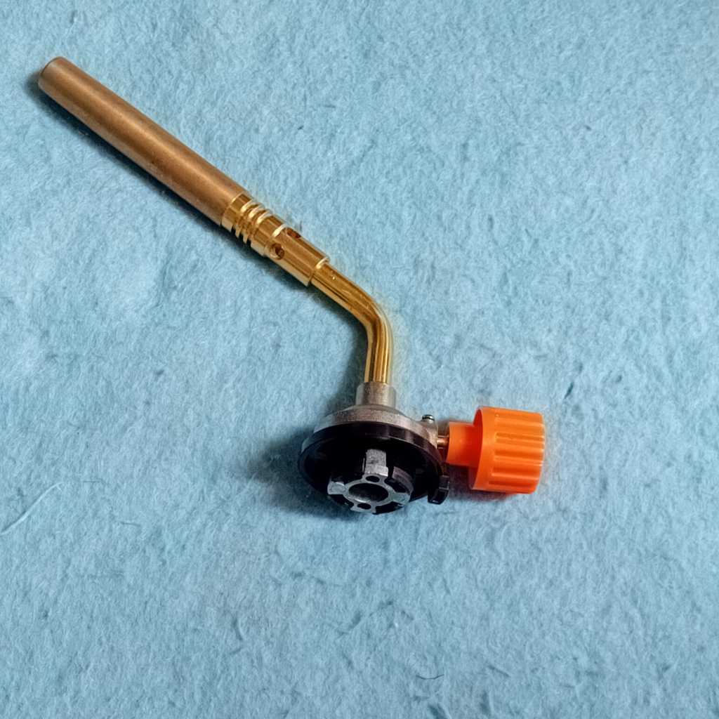 H121 Terbuat dari tembaga dan stainless steel KEPALA GAS PORTABLE ORI 100%  TORCH GUN BAKAR las loga