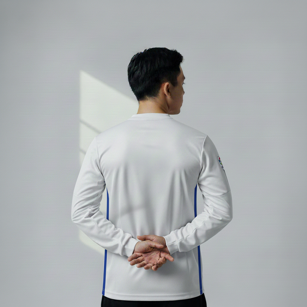 ATHLETIC SPORTWEAR - Jersey Vintage Bola Fantasy Real Madrid Home 2016-17 Fullprinting Casual - Atas