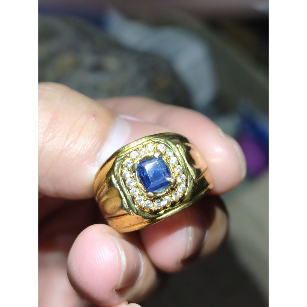 batu cincin blue safir srilanka