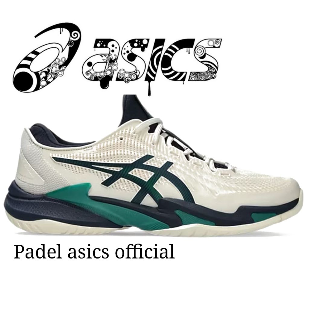 ASICS Court FF 3 Novak Djokovic. Sepatu ini dirancang khusus bersama Novak Djokovic