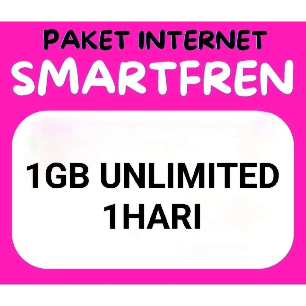 KUOTA DATA SMARTFREN UNLIMITED FUP 1GB 1 HARI