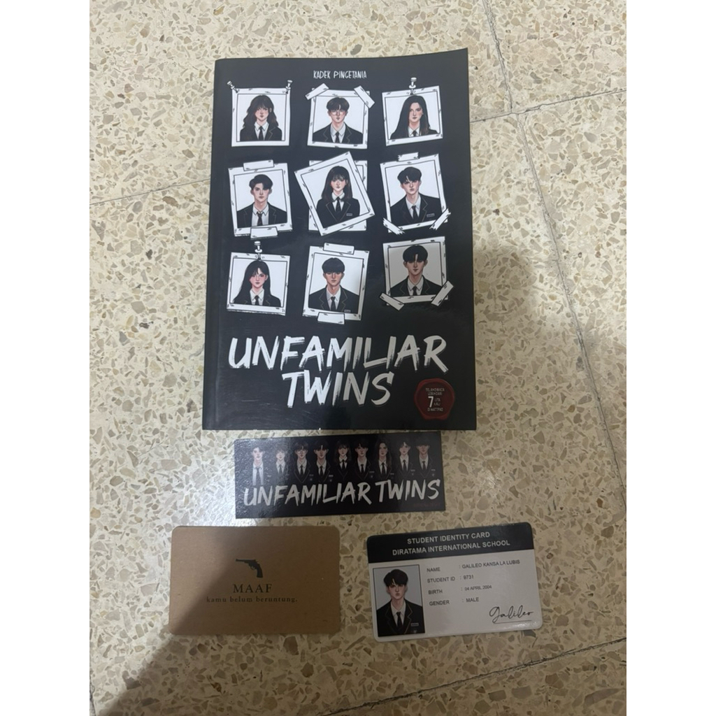 preloved buku unfamiliar twins