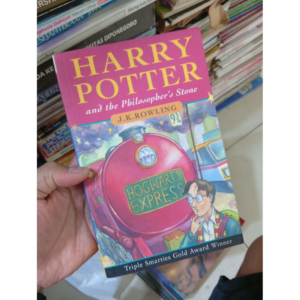harry potter bahasa inggris no 1 soft caver bekas original