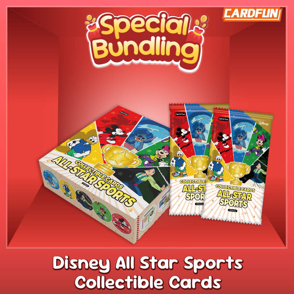 Cardfun Disney All Star - Collectible Cards All-Star Sports | 100% Original Disney