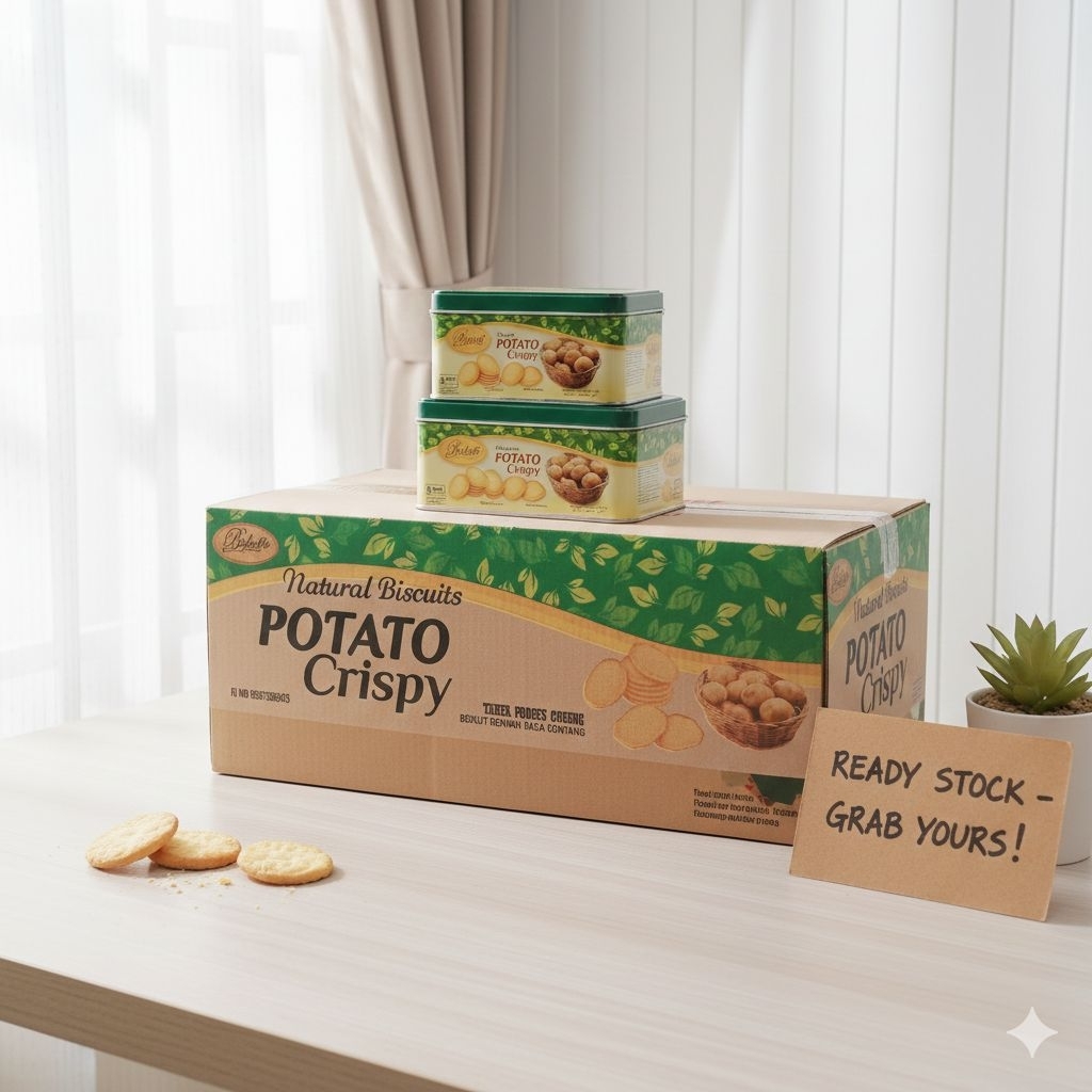 Potato Crispy Kaleng 400gram