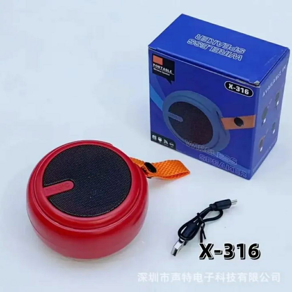 Speaker Bluetooth Mini X-316 Wireless Speaker Portable