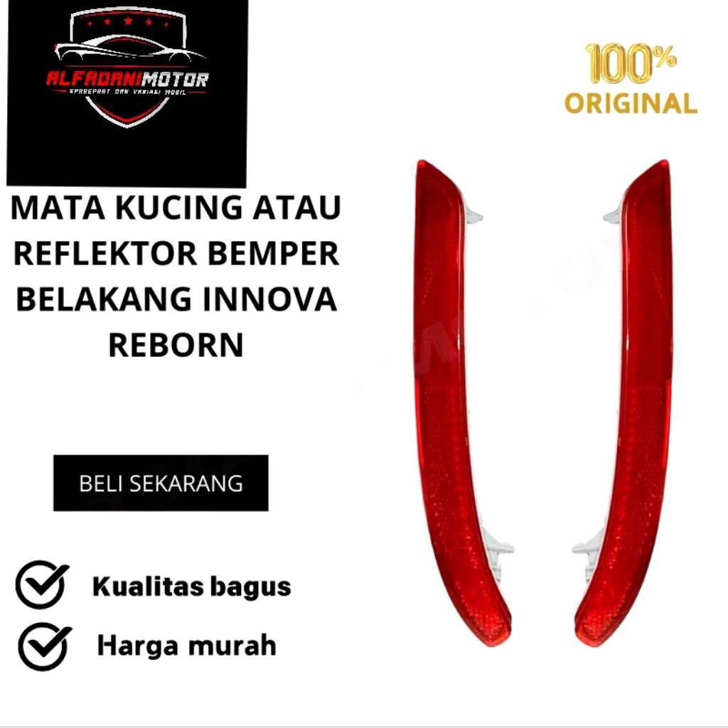 mata kucing bemper belakang innova reborn 2016-2021 original