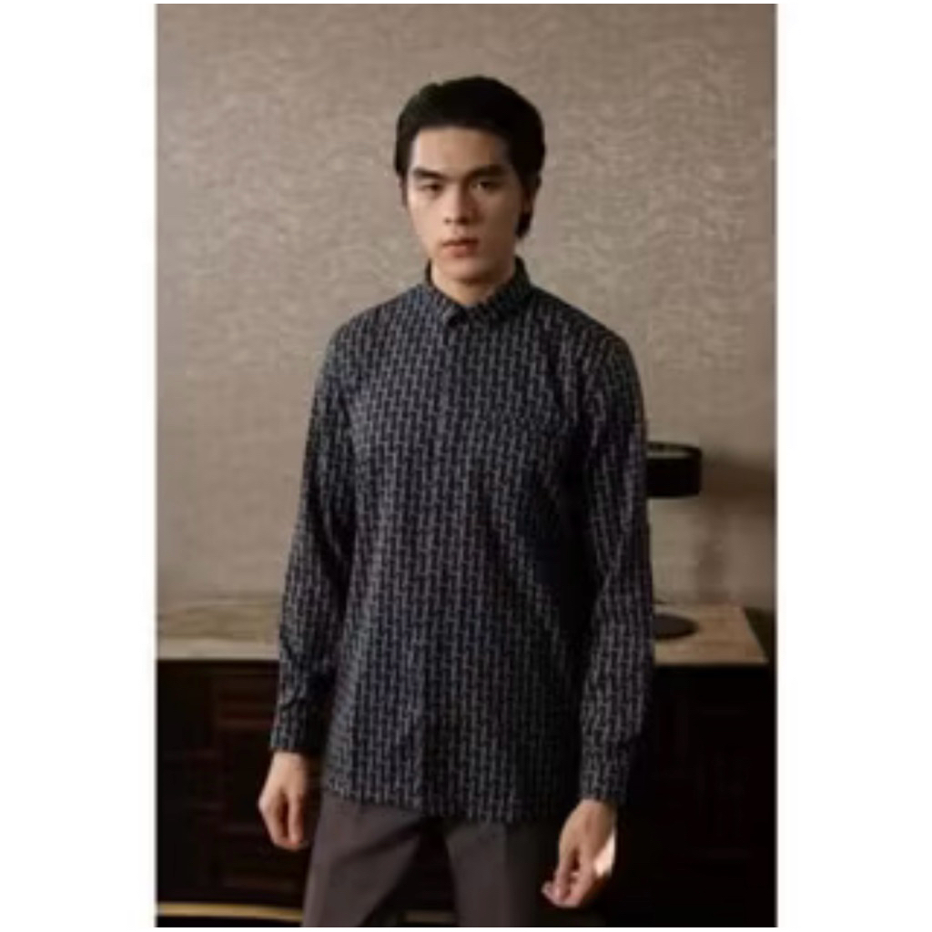 Samamu Shirt Mono Long Sleeve (Baju Koko) by Heymale x Heylocal