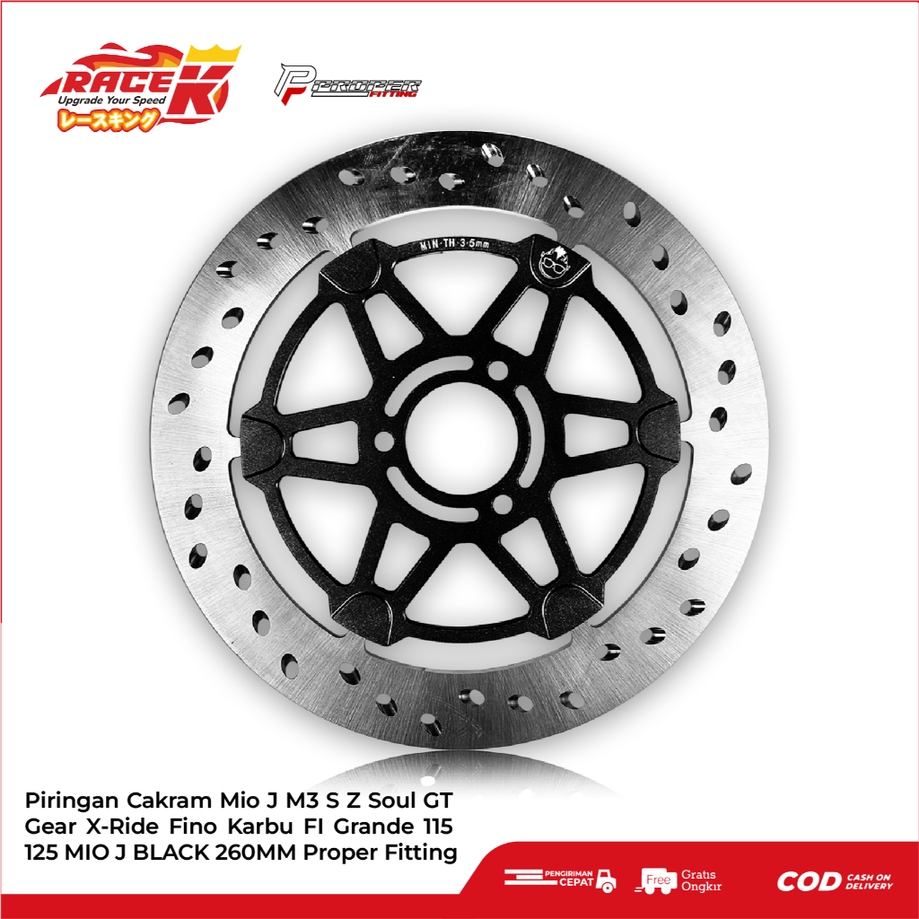 Piringan Cakram Disk Brake Floating 260 mm Yamaha Mio J M3 S Z Soul GT Fino 115 125 Karbu Fi Grande 