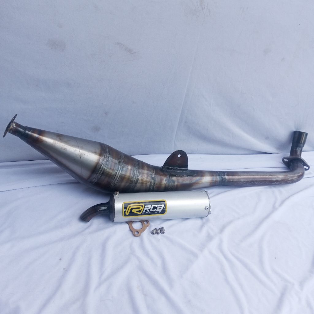 knalpot standar racing fizr alfa sigma tornado bravo RCB tipe samping