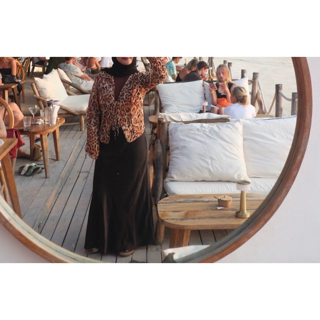 hnm chiffon cardigan