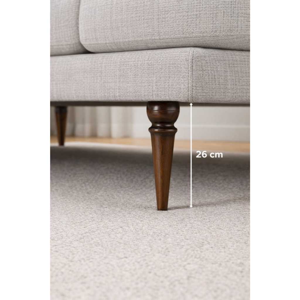 KAKI SOFA KAYU BAUT ULIR 9.5MM TINGGI 26 CM | KAKI MEJA FURNITURE