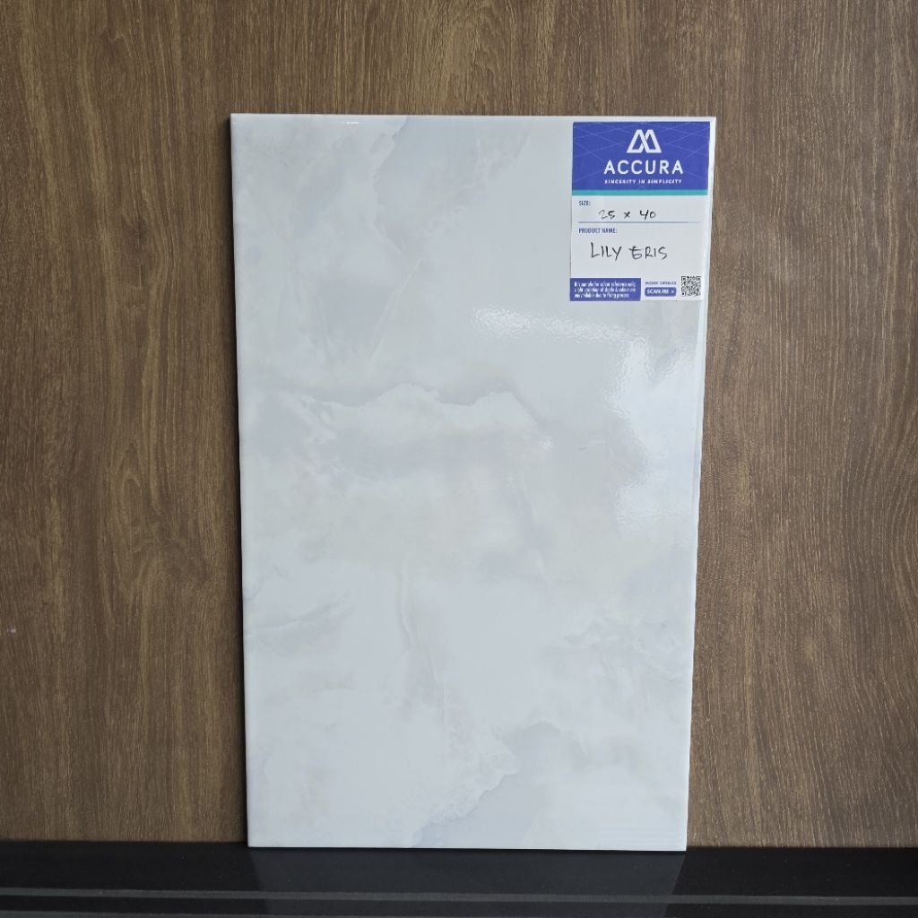 Keramik Dinding Kamar Mandi Mulia Accura 25x40 LILY GRIS