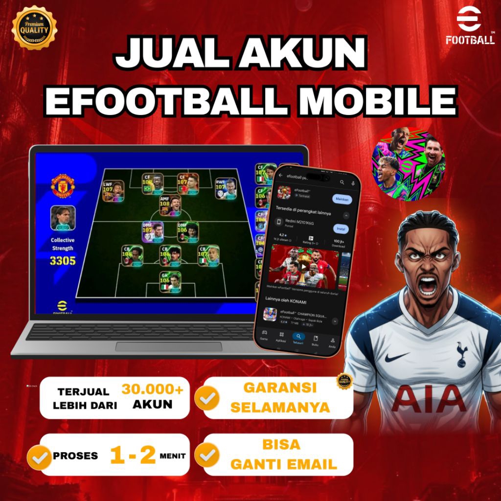 AKUN EFOOTBALL MOBILE 2026