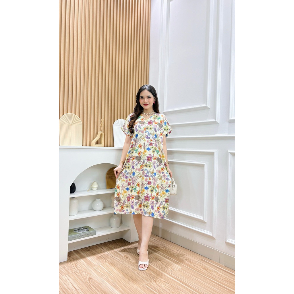 daster pendek selutut kanaya | daster busui selutut