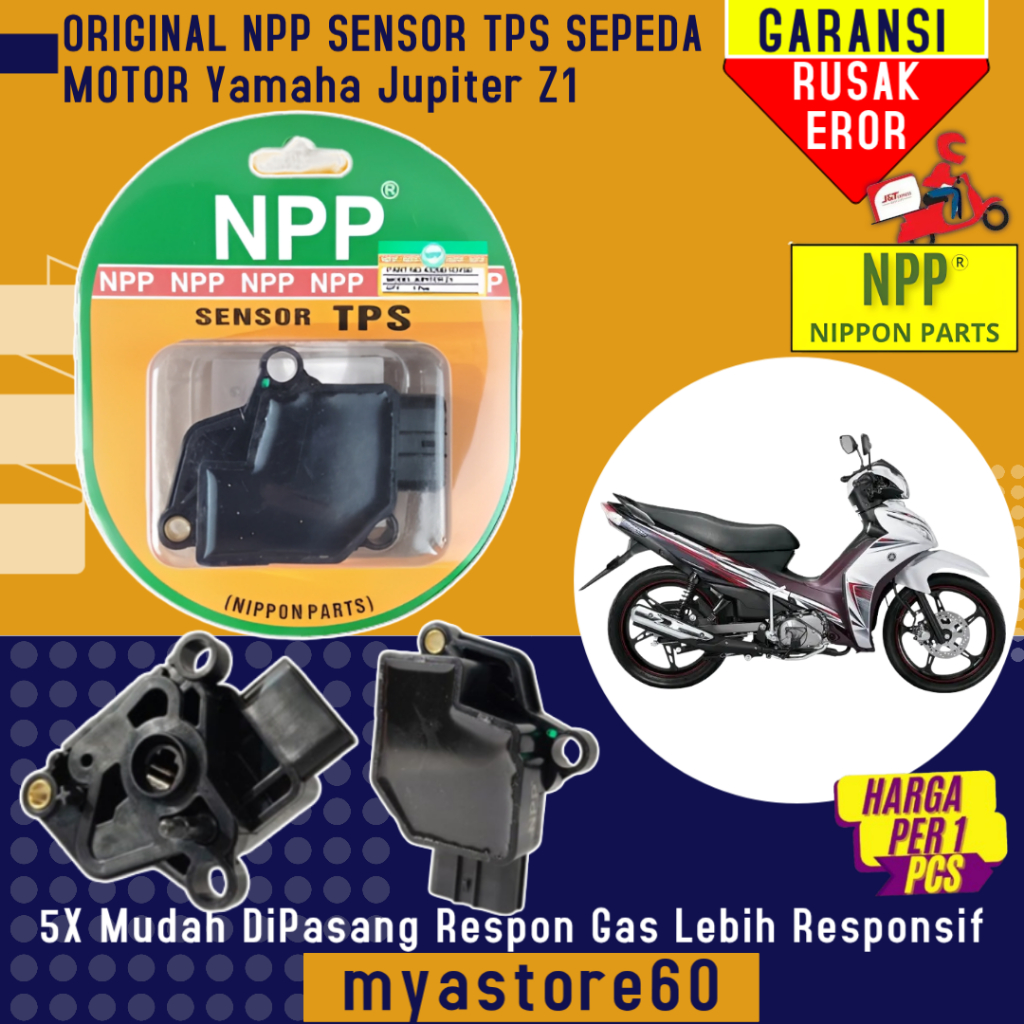 ORIGINAL Sensor TPS NPP - Sensor Gas Throttle Sensor Tps 43200-1DY00 Sepeda Motor Yamaha Jupiter Z1