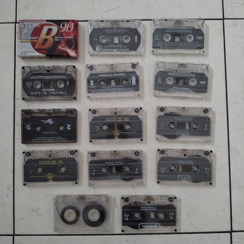 [Preloved] Kaset Pita Lagu Jadul / Kaset Vintage