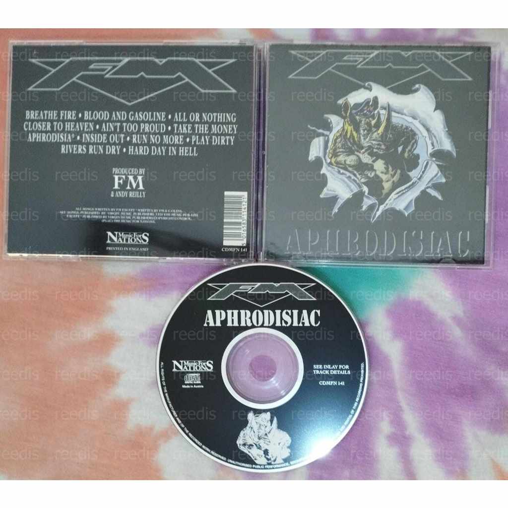 FM - Aphrodisiac, 1st press UK - CD