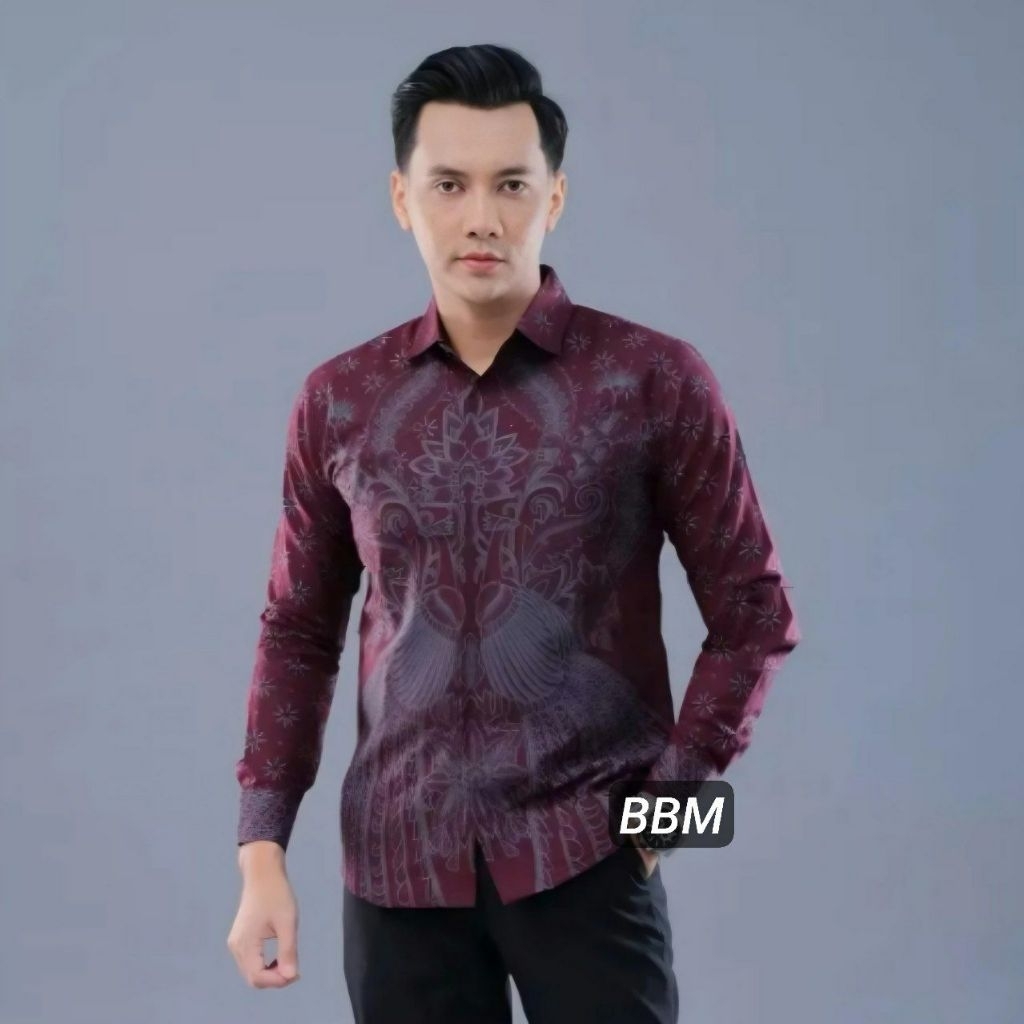 KEMEJA BATIK AGRAPANA HRBO BAJU LENGAN PANJANG