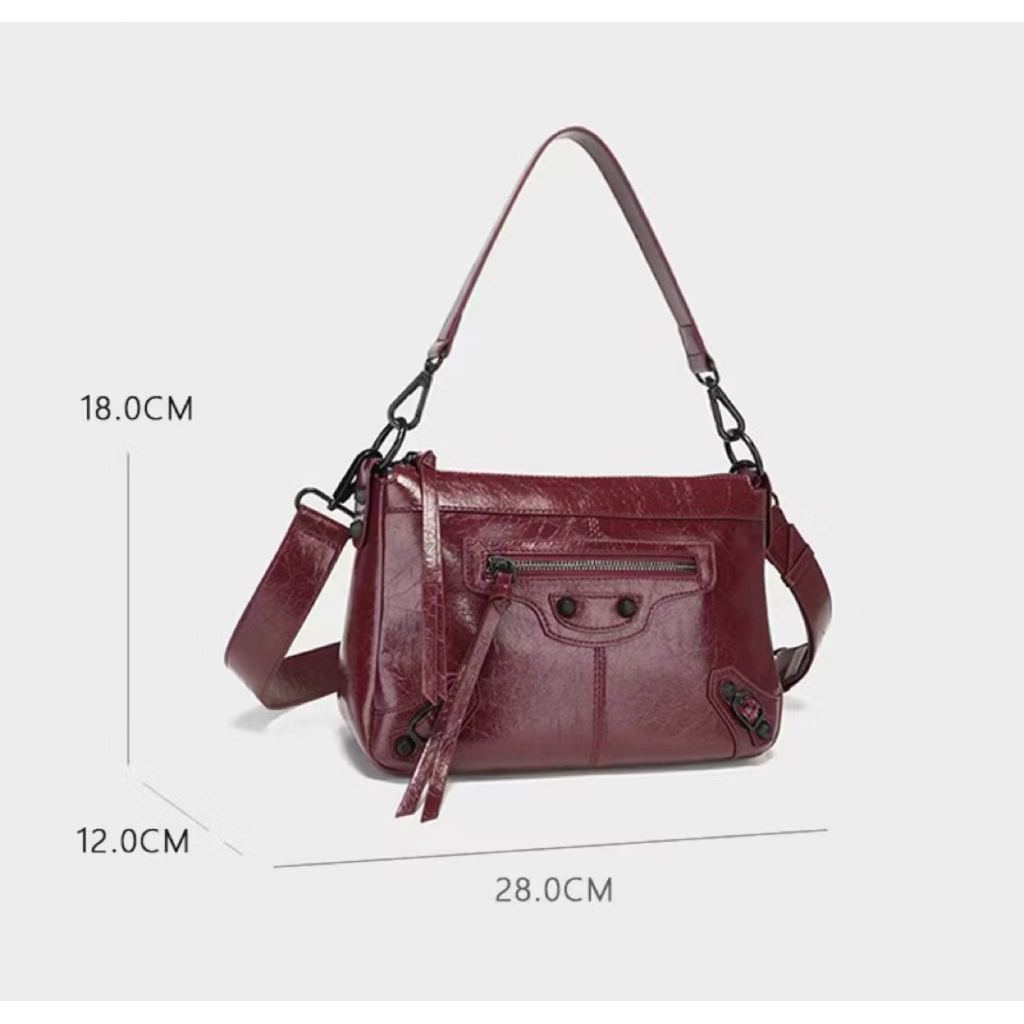 Tas Gusachi hobo balen maroon