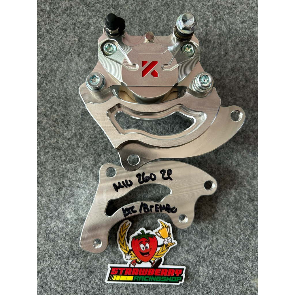 breket kaliper ktc/kyta/brembo mio piringan 260mm