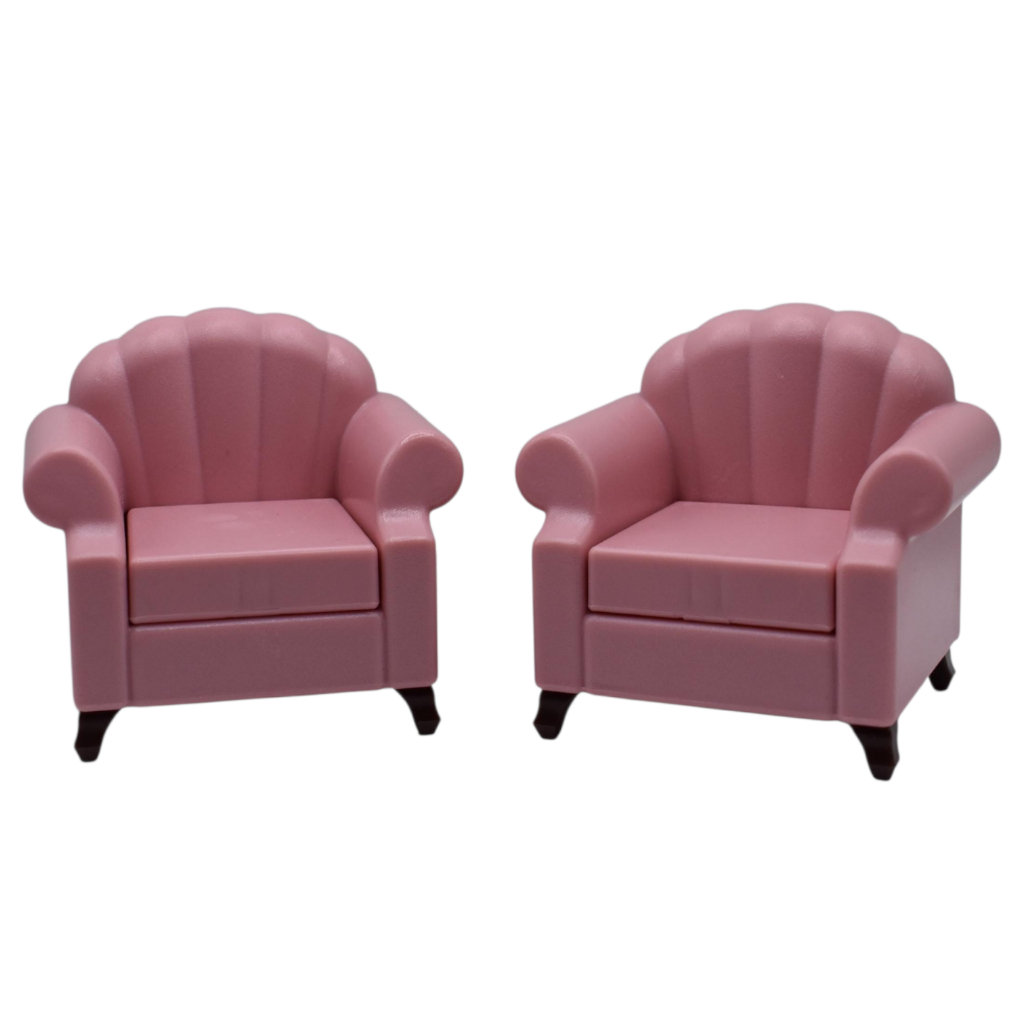 Miniatur Kursi Barbie / Daiso Miniatur Sofa / Kursi Untuk Barbie