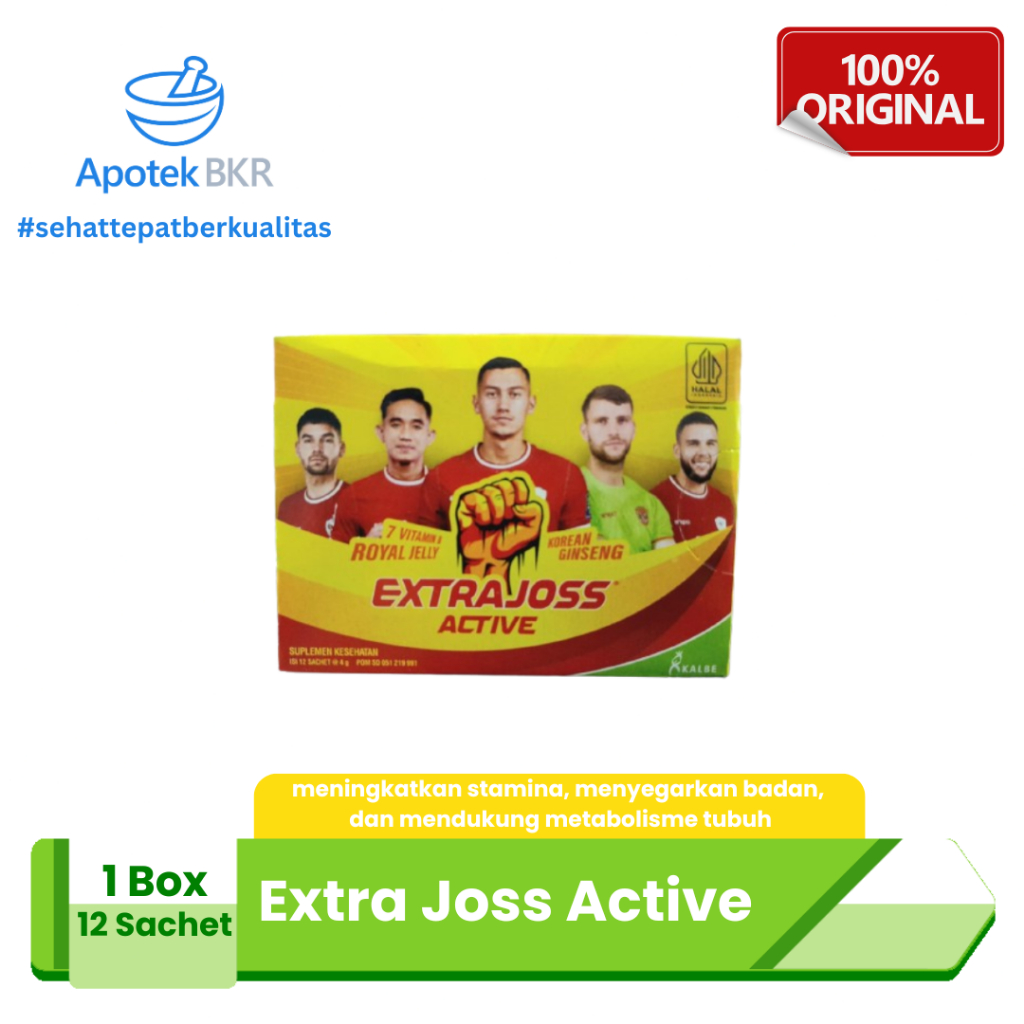 Extra Joss 1 Box Isi 12 Sachet - Minuman Suplemen Kesehatan
