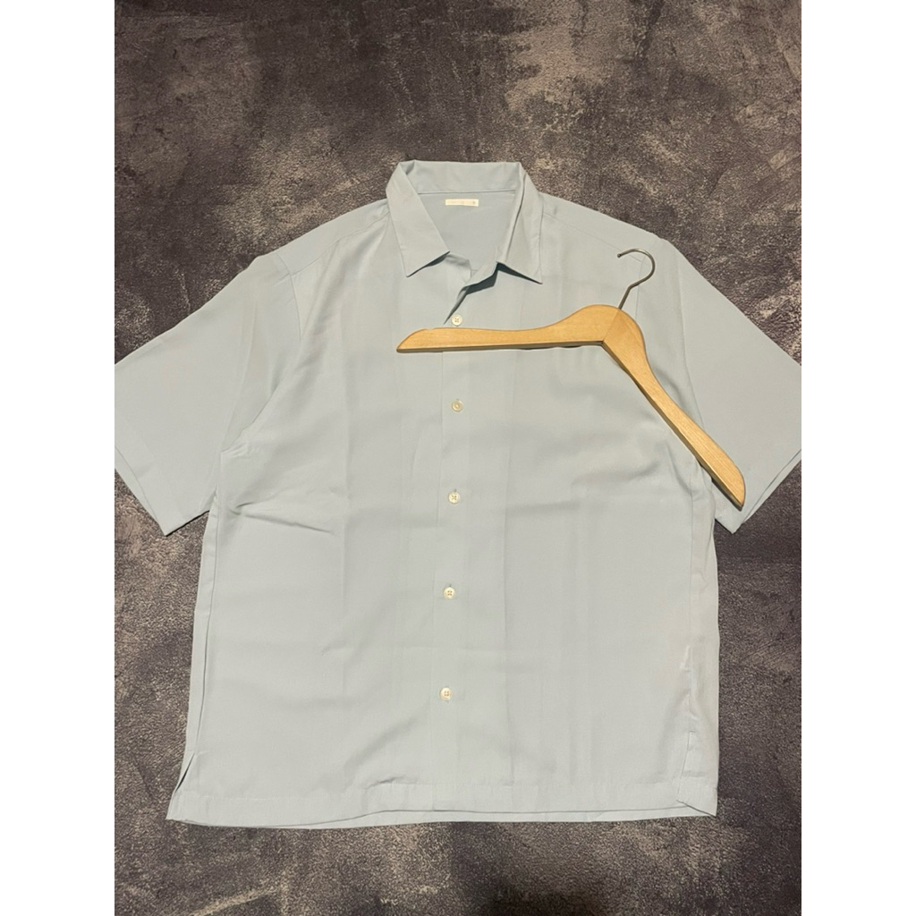 KEMEJA OPEN COLLAR UNIQLO GU