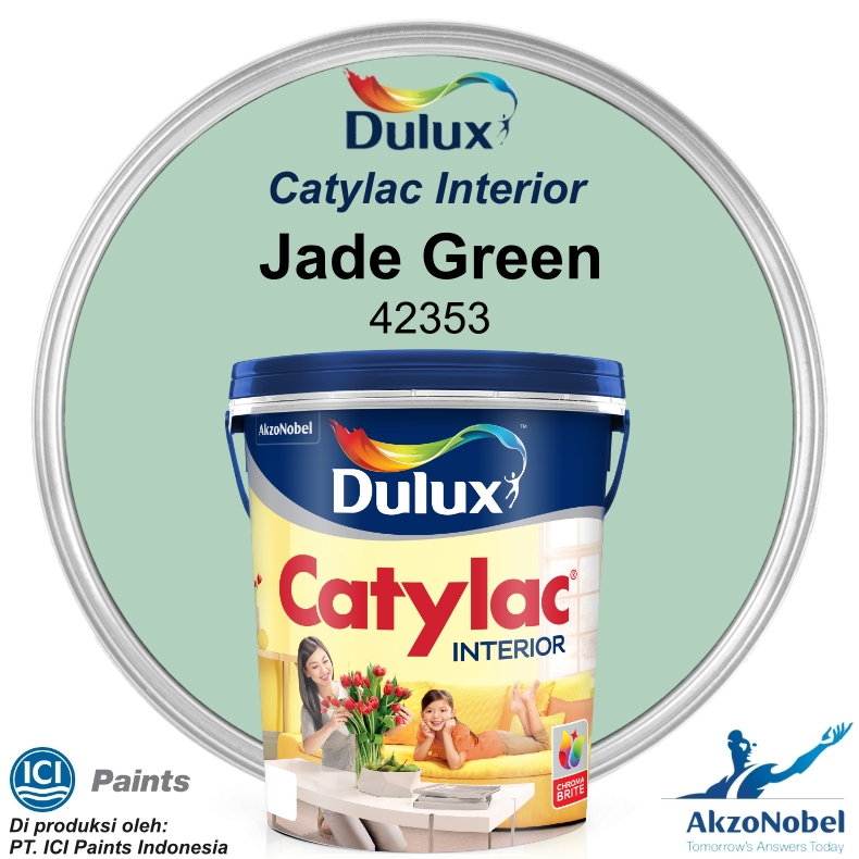 CAT DULUX CATYLAC INTERIOR (Tinting) 5 KG - JADE GREEN 42353