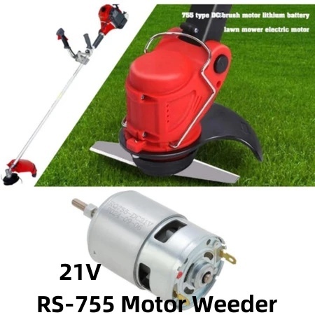 Dinamo DC Motor RS-755 755  21V Mesin Potong Rumput Lawn Mower