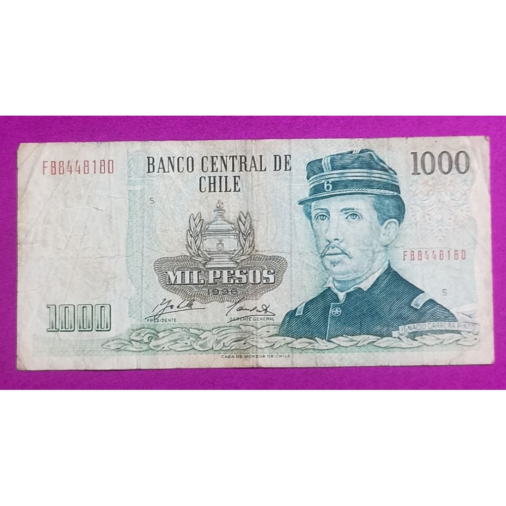 UANG KERTAS CHILE 1OOO PESOS