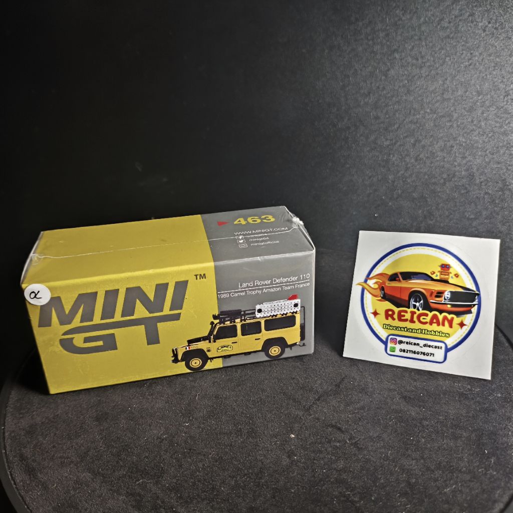 MINI GT - LAND ROVER DEFENDER 110 | 1989 CAMEL TROPHY AMAZON TEAM FRANCE