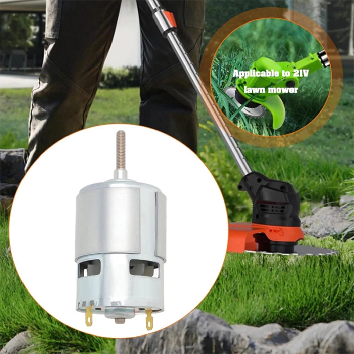 DC Motor RS-755 RQ-755 21V Mesin Potong Rumput Lawn Mower Baterai Cordless Grass Trimmer Motor