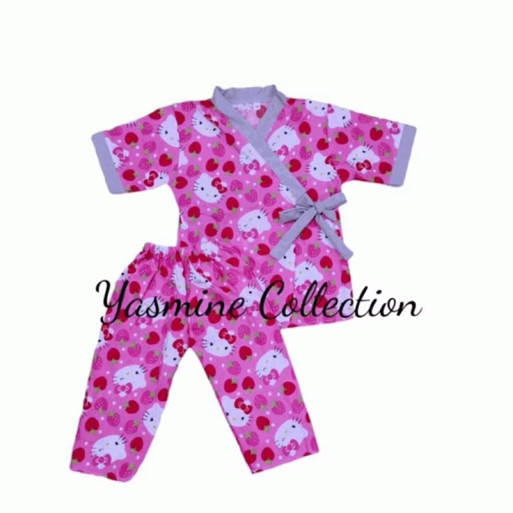 Piyama Anak Kimono / Baju Tidur Model Kimono Anak