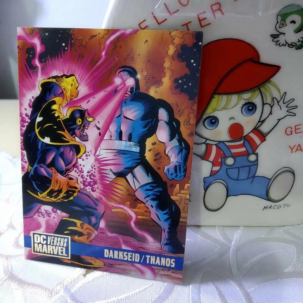 Marvel, DC Versus marvel Darkseid Thanos  Card #92