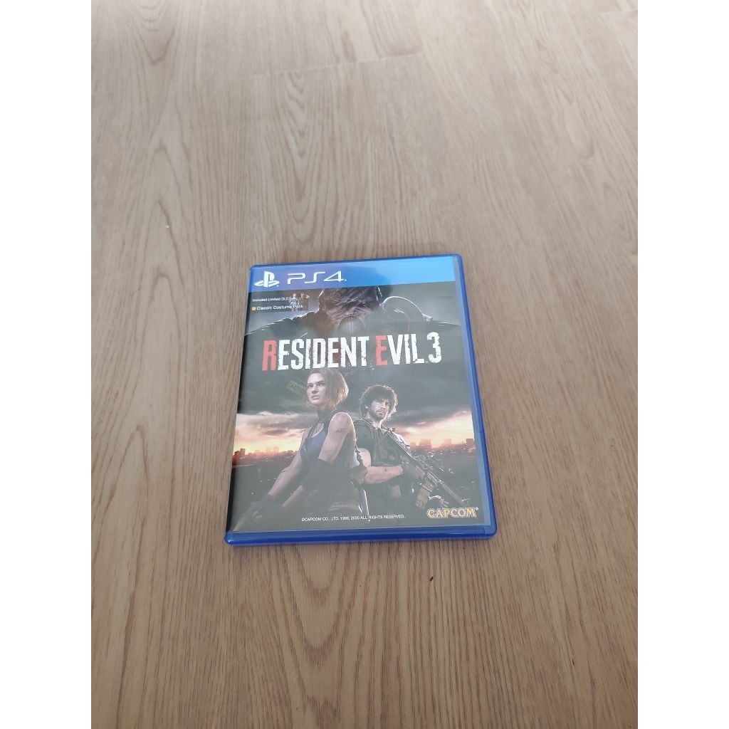 BD PS4 RESIDENT EVIL 3 REG 3 LIKE NEW